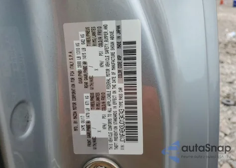 2018 Fiat 124 Spider Classica from USA, damaged, VIN JC1NFAEK8J0134743